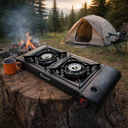 Portable camping gas - portable, stove